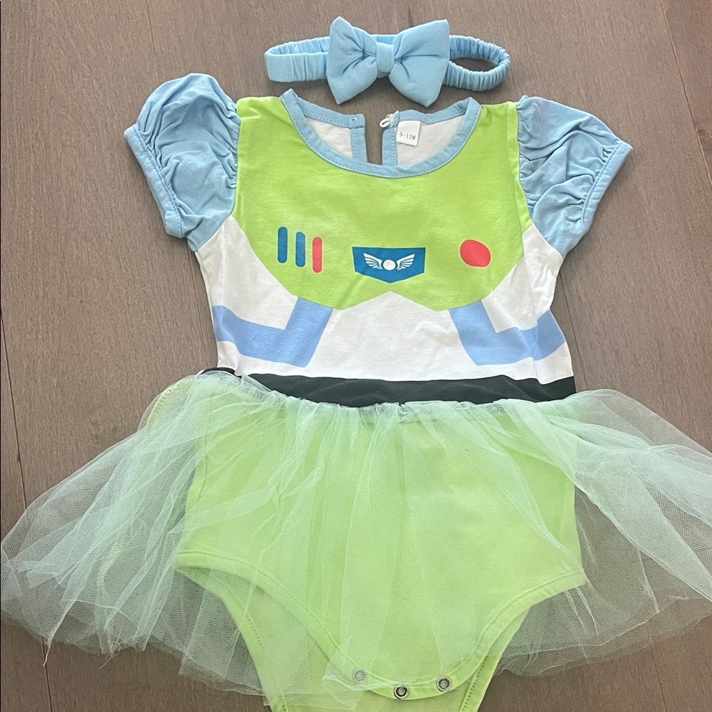 Kids Space Ranger Costume - Green and Blue